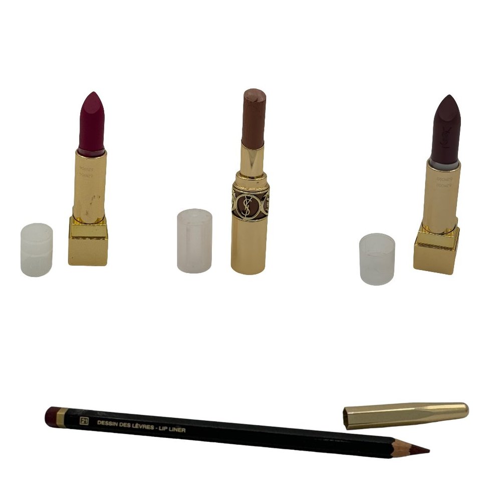 YSL Rouge Pur Couture 54 The Mats 215 Rouge Volupte Lip Liner 21 Set